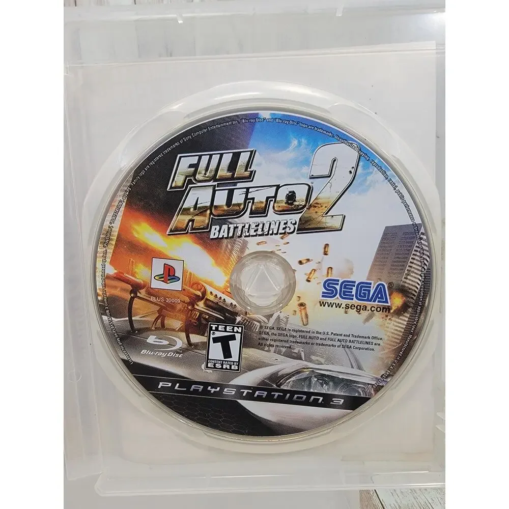 Full Auto 2 Battlelines Sony PlayStation 3 PS3 Complete Tested & Working